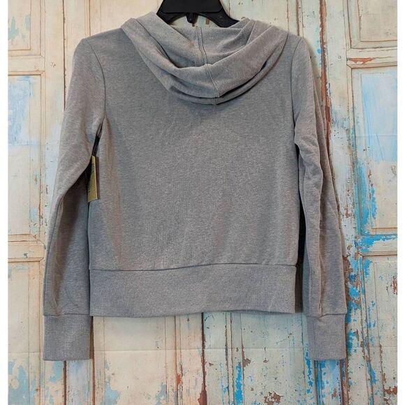 There Abouts Girls Size Medium (10/12) Grey Full Zip Sweatshirt Hoodie - Picture 5 of 8